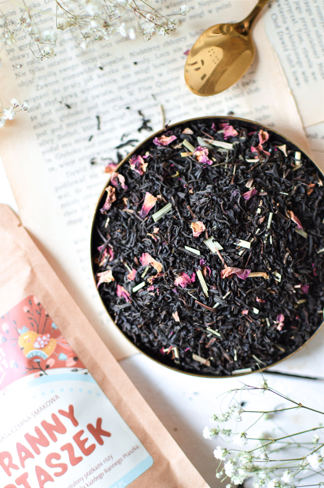 ranny ptaszek earl grey najlepsza herbata sklep z herbatą online allegro herbata czarna z trawą cytrynową i różą